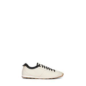 Jacquemus Men Light Beige Canvas And Leather The Tennis Soft Sneakers